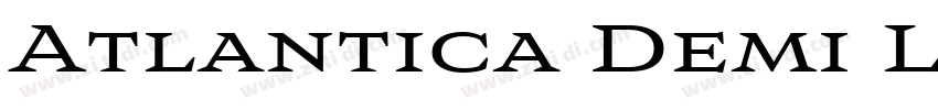 Atlantica Demi LF Bo字体转换